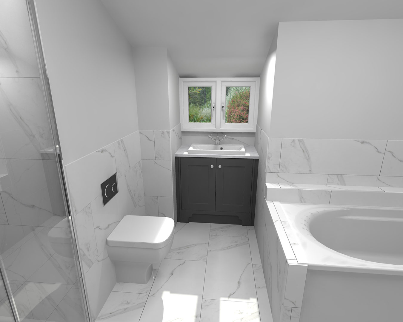 bathrooms hindhead